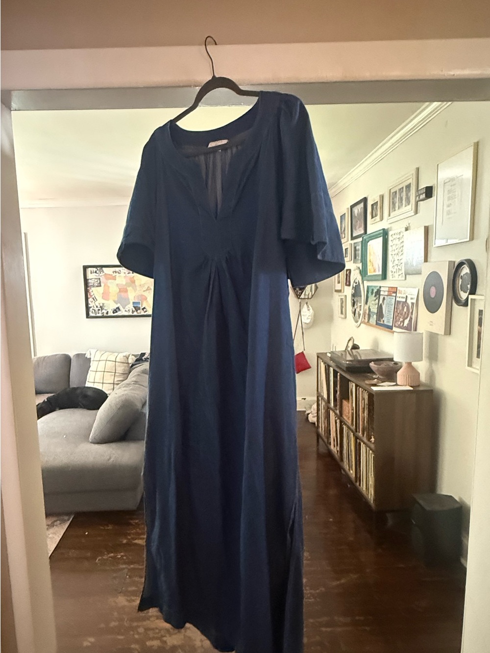 Pomander Place by Tuckernuck lightweight Denim Tunic Maxi